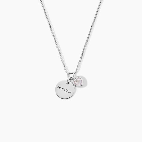 Collier Nikoline Argent Blanc Oxyde De Zirconium - Colliers avec pierres Femme | Marc Orian
