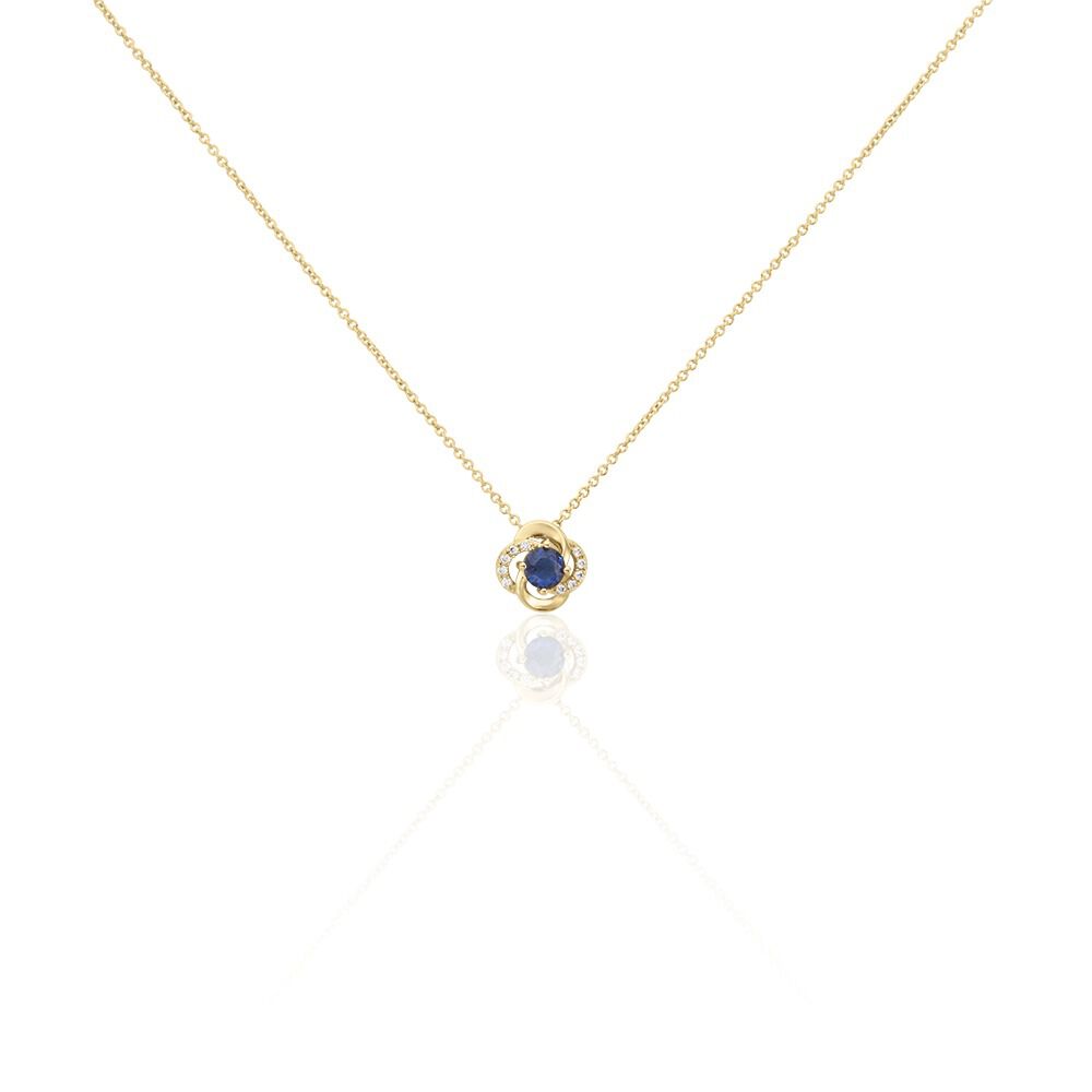 Collier Jaana Plaqué Or Jaune Verre Oxyde De Zirconium - Colliers avec pierres Femme | Marc Orian