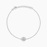 Bracelet Trivia Argent Blanc Oxyde De Zirconium - Bracelets fantaisie Femme | Marc Orian