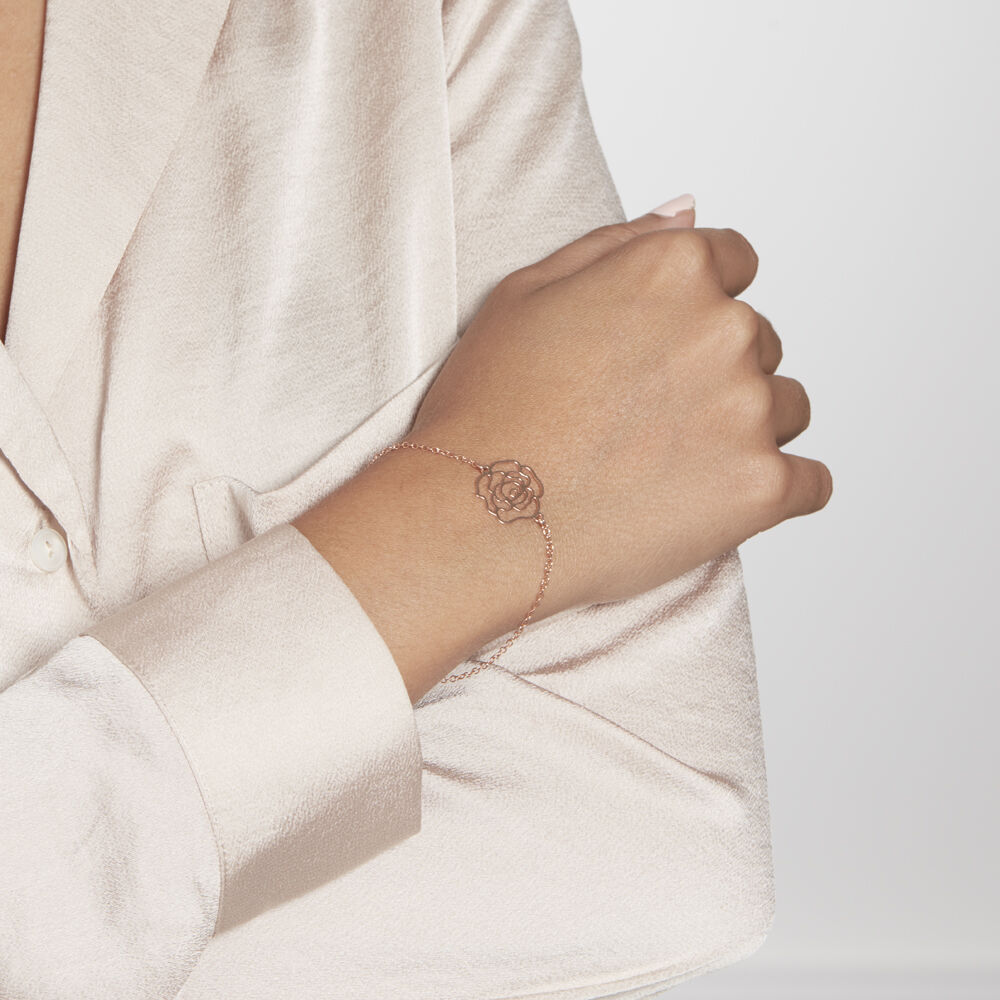 Bracelet Argent Rose Margotte - Bracelets chaînes Femme | Marc Orian