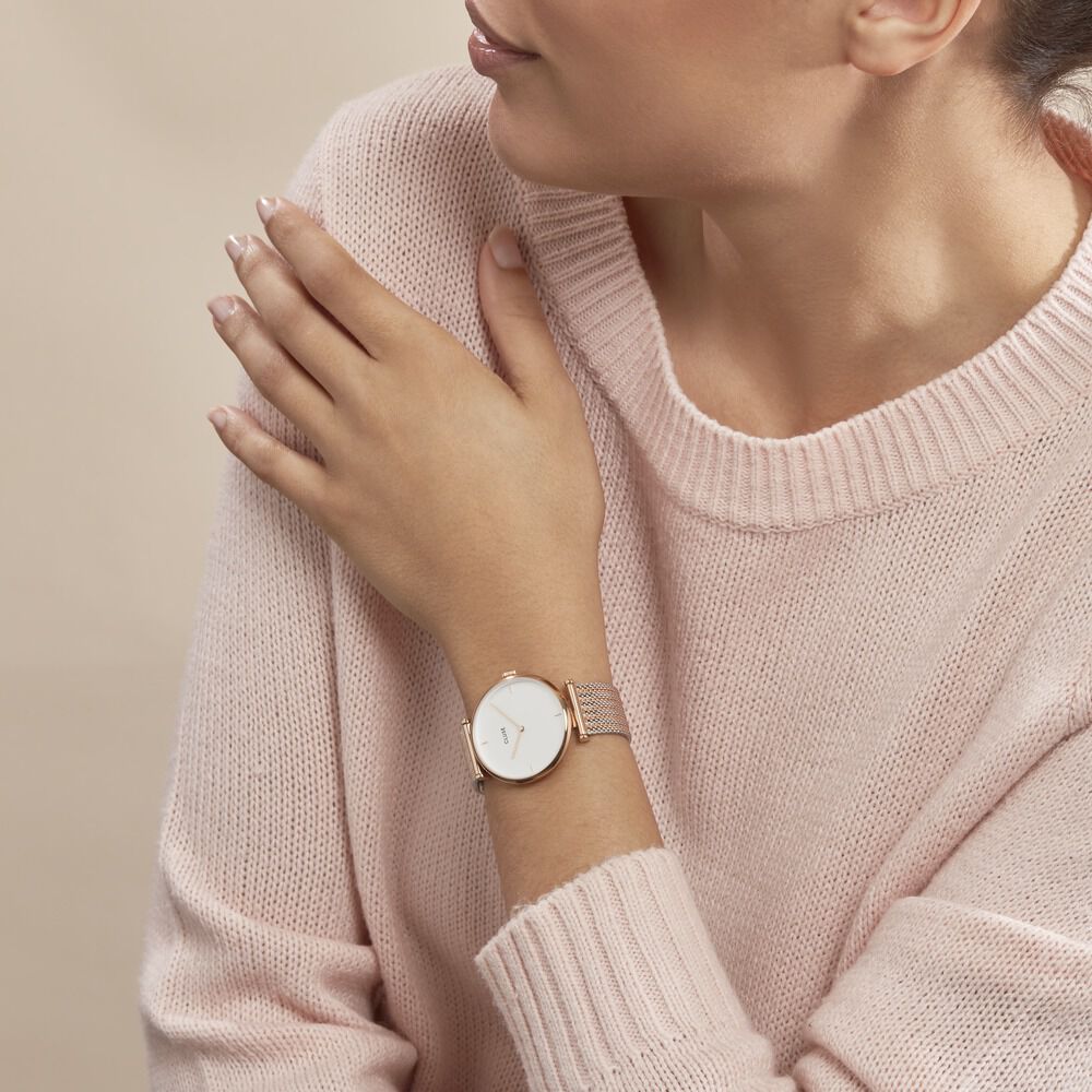 Montre Cluse Triomphe Blanc - HIMFRQW3820 • Marc Orian | Bijouterie en ligne