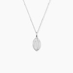 Pendentif Elrick Argent Blanc - Bijoux fantaisie Homme | Marc Orian