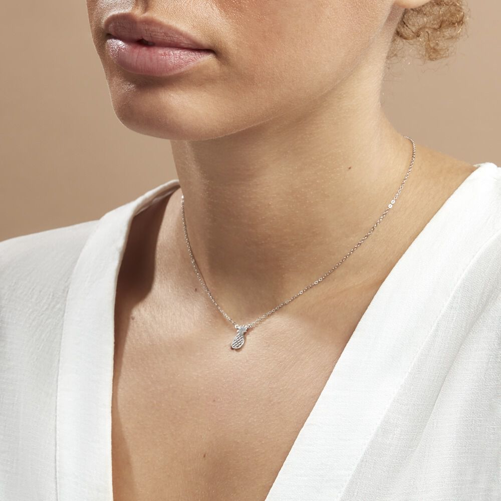 Collier Jessenia Argent Blanc - Colliers ras du cou Femme | Marc Orian