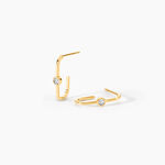 Cr&eacute;oles Jitendra Or Jaune Diamant - Cr&eacute;oles Femme | Marc Orian
