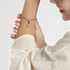 Bracelet Disney Acier Doré Cristaux - Bracelets chaînes Femme | Marc Orian