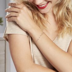 Bracelet Bulle Argent Blanc - Bracelets chaînes Femme | Marc Orian