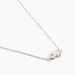 Collier Elea Argent Blanc Perle De Culture Oxyde De Zirconium - Colliers avec pierres Femme | Marc Orian