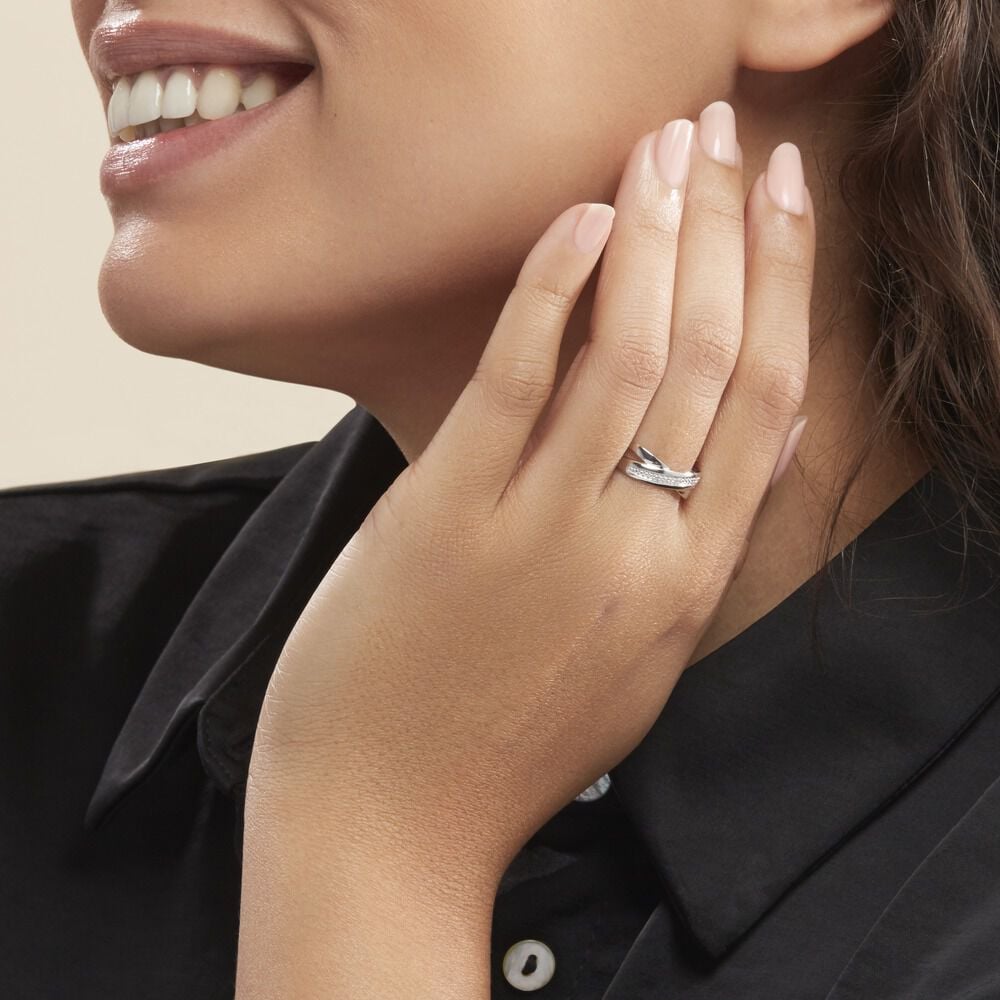 Bague Or Blanc Diamants - Bagues pierres précieuses Femme | Marc Orian