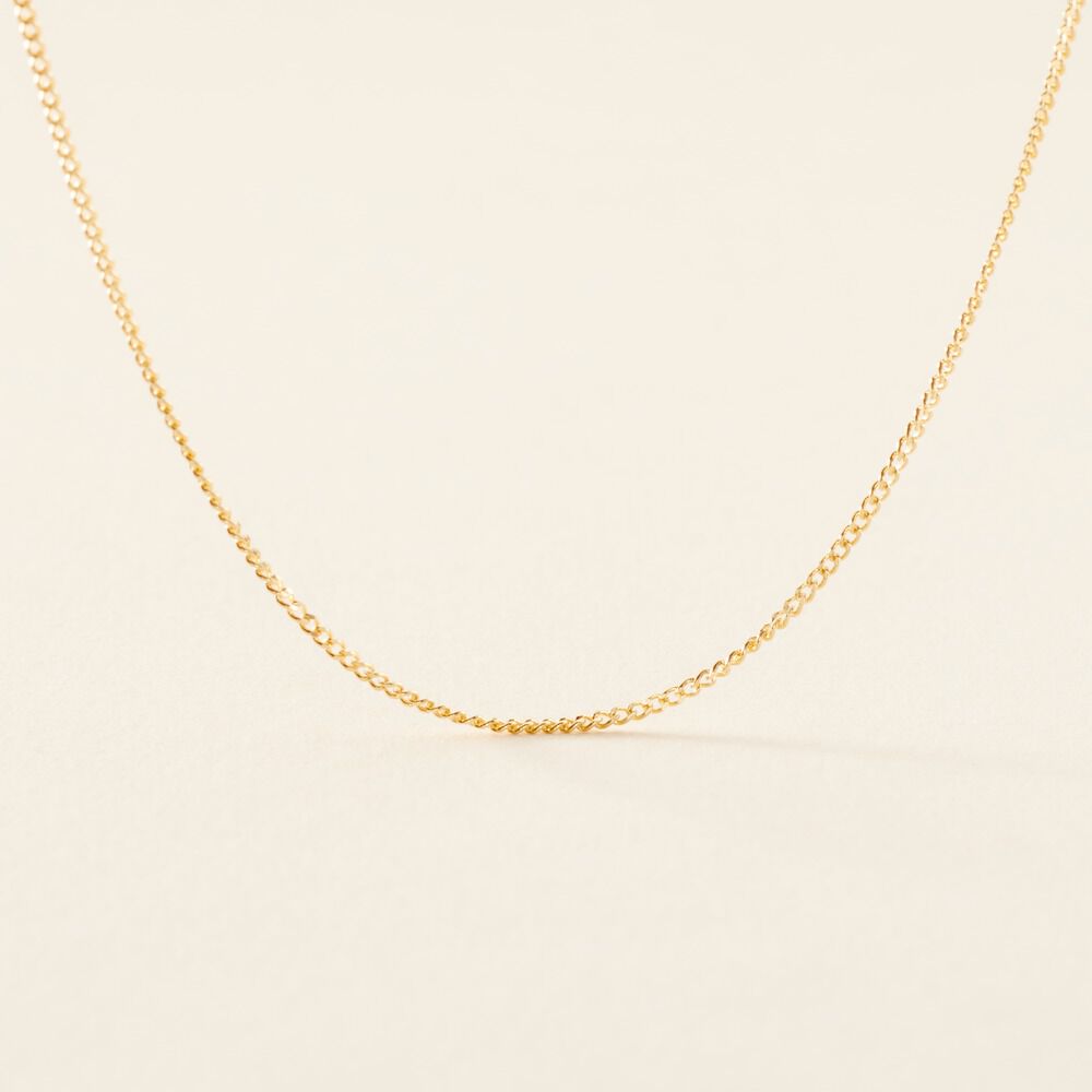 Chaîne Irisa Maille Gourmette Or Jaune - Chaines Famille | Marc Orian