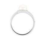 Bague Sasha Argent Blanc Perle De Culture Et Oxyde De Zirconium - Bijoux fantaisie Femme | Marc Orian