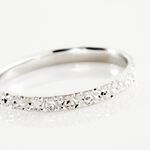 Alliance Fantaisie Diamantee Or Blanc - Alliances duo Unisex | Marc Orian