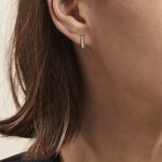 Demi Cr&eacute;oles Or Jaune Adah Diamants - Cr&eacute;oles Femme | Marc Orian