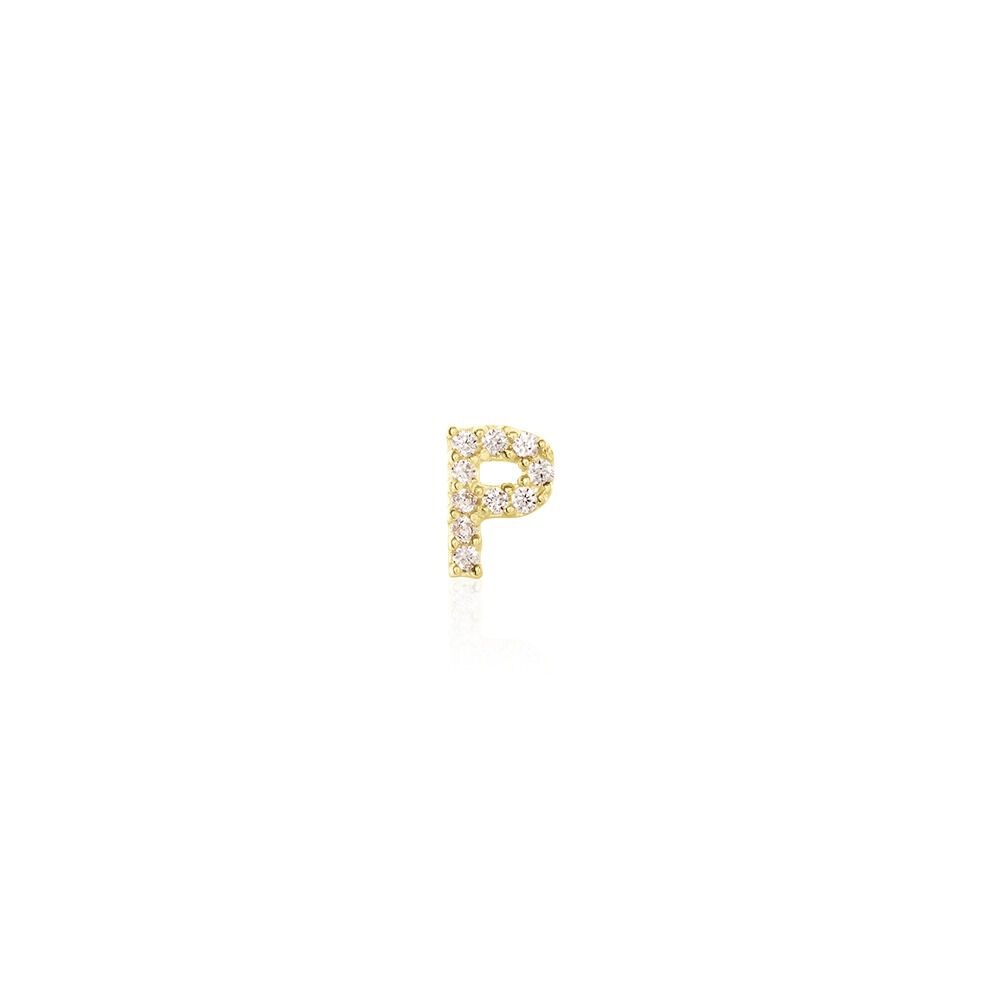 Boucle D'oreille Puce Unitaire Jodoca Or Jaune Oxyde De Zirconium - Puces Femme | Marc Orian
