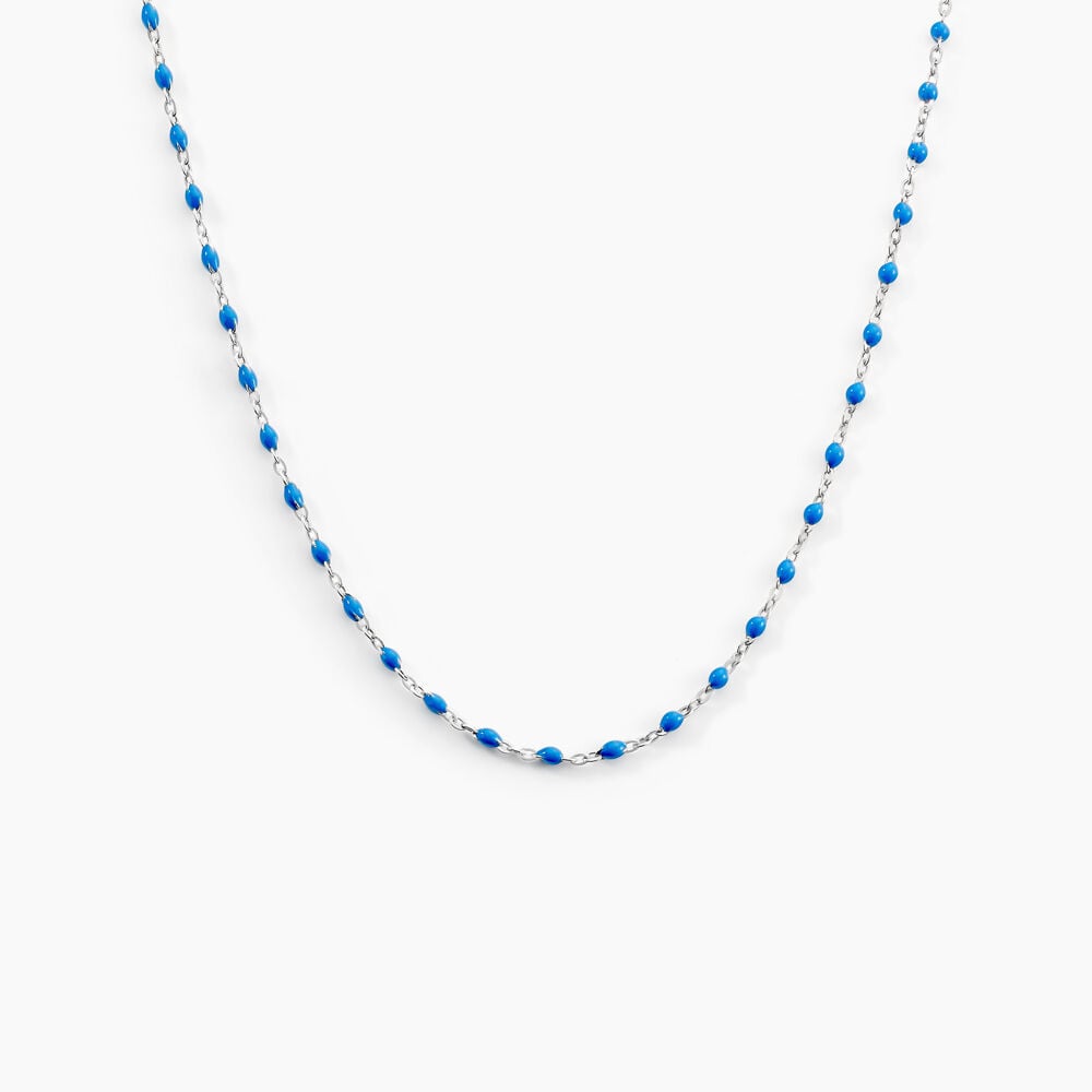 Collier Muguette Argent Blanc - Colliers ras du cou Femme | Marc Orian