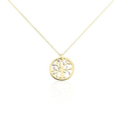 Collier Or Jaune Argius Diamants - Colliers avec pierres Femme | Marc Orian