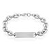 Bracelet Identite Phebus Him Acier Blanc - Gourmettes Homme | Marc Orian