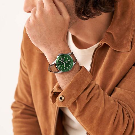 Montre Fossil Blue Vert - Montres sport Homme | Marc Orian