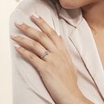 Bague Solitaire Crista Or Jaune Topaze Et Oxyde - Bagues pierres fines Femme | Marc Orian