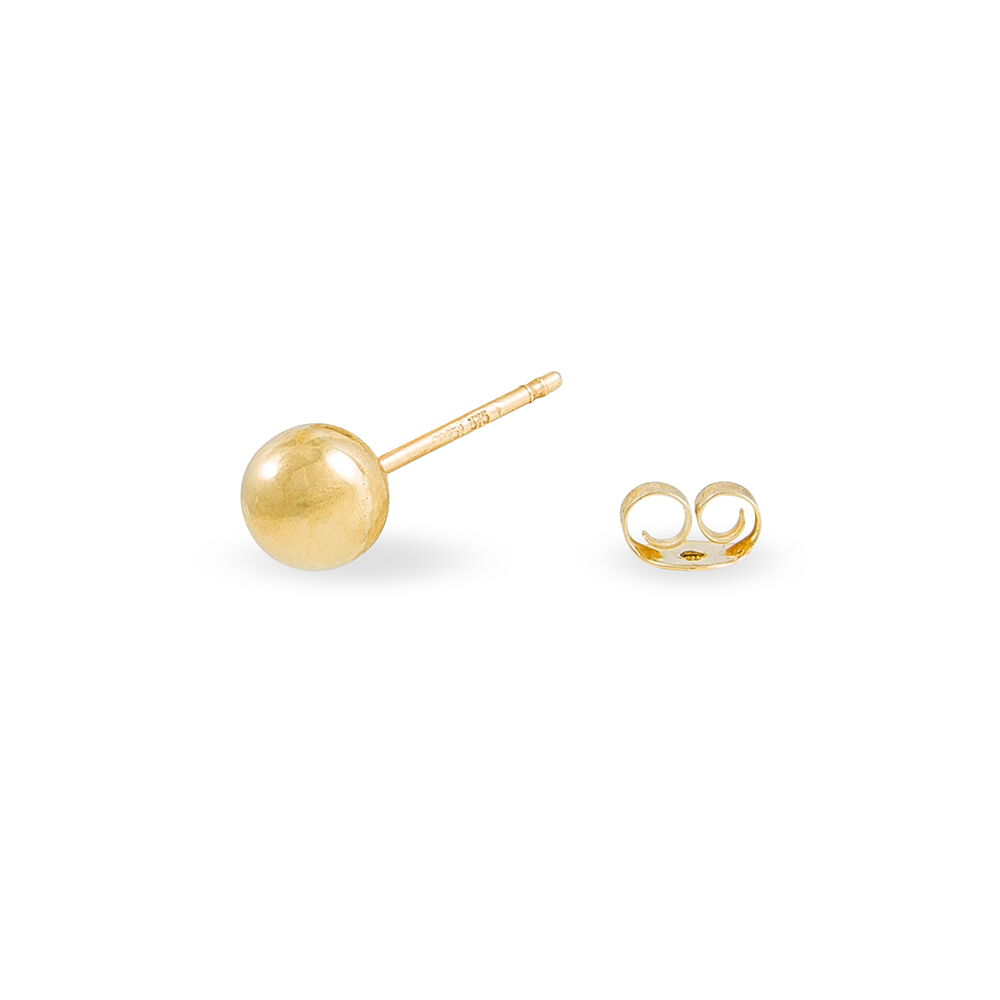 Boucles D'oreilles Puces Fidelia Boule Or Jaune - Puces Femme | Marc Orian