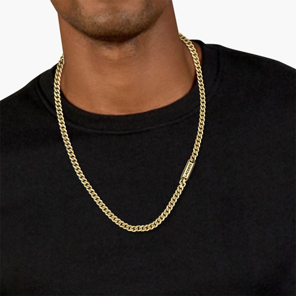 Collier Lacoste District Acier Jaune - Colliers ete Homme | Marc Orian