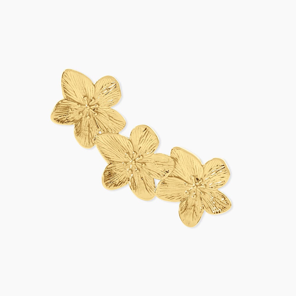 Bijoux D'Oreilles Barbade Acier Jaune - Piercings d'oreilles Femme | Marc Orian