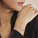 Bracelet Melodie Argent Blanc - Bracelets fantaisie Femme | Marc Orian