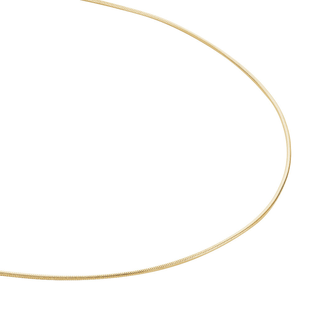 Cha&icirc;ne Norma Maille Queue De Souris Plaque Or Jaune - Colliers fantaisie Femme | Marc Orian