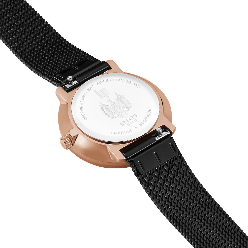 Montre Lip Dauphine Noir - Montres &eacute;tanches Famille | Marc Orian