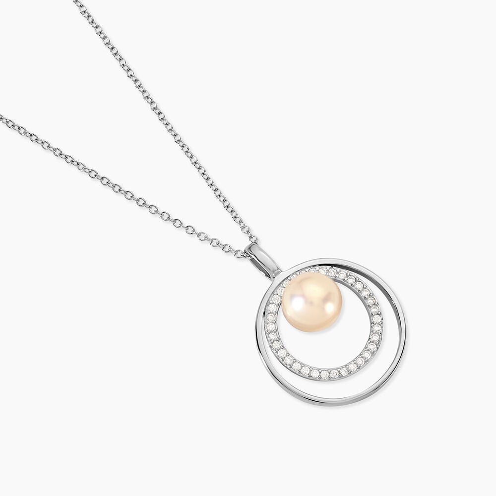 Collier Oksana Argent Blanc Perle De Culture - Colliers avec pierres Femme | Marc Orian