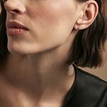 Demi Cr&eacute;oles Barrett Or Jaune Rubis Diamant - Cr&eacute;oles Femme | Marc Orian