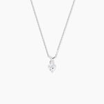 Collier Avalon Argent Blanc Oxyde De Zirconium - Colliers avec pierres Femme | Marc Orian