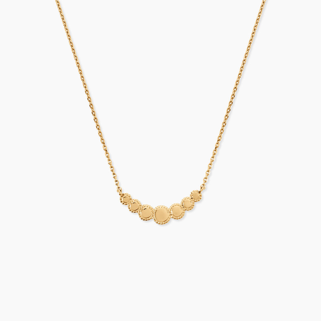 Collier Fedelina Argent Dor&eacute; A L'Or 750/1000 - Colliers ete Femme | Marc Orian