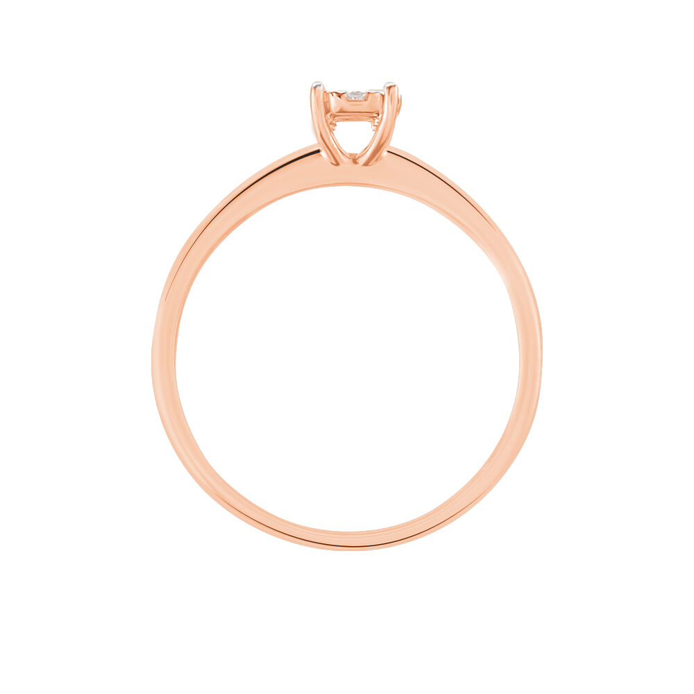 Bague Dream Or Rose Diamant - Solitaires Femme | Marc Orian