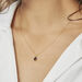 Collier Goutte Or Jaune Saphir - Colliers avec pierres Femme | Marc Orian