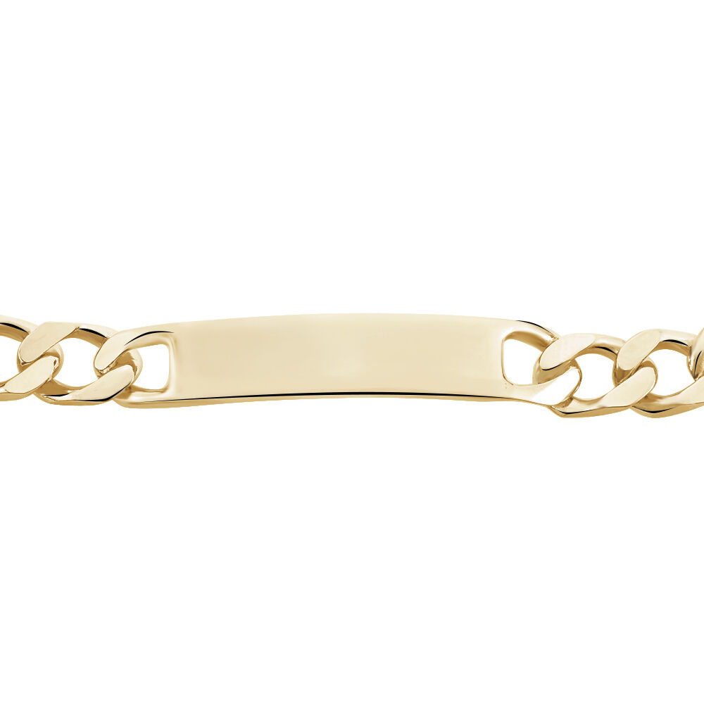 Bracelet Identit&eacute; Bixente Plaqu&eacute; Or Jaune - Gourmettes Homme | Marc Orian
