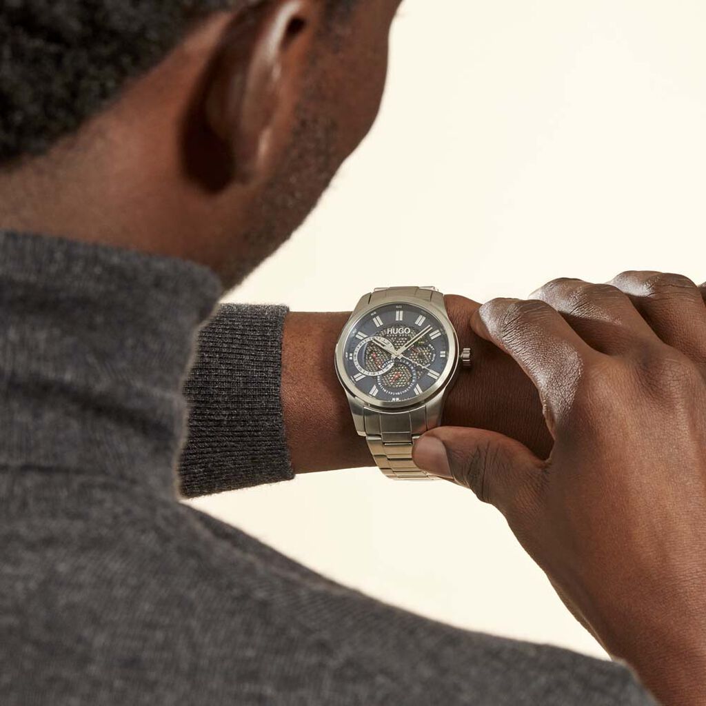 Montre Hugo Skeleton Bleu - Montres Homme | Marc Orian