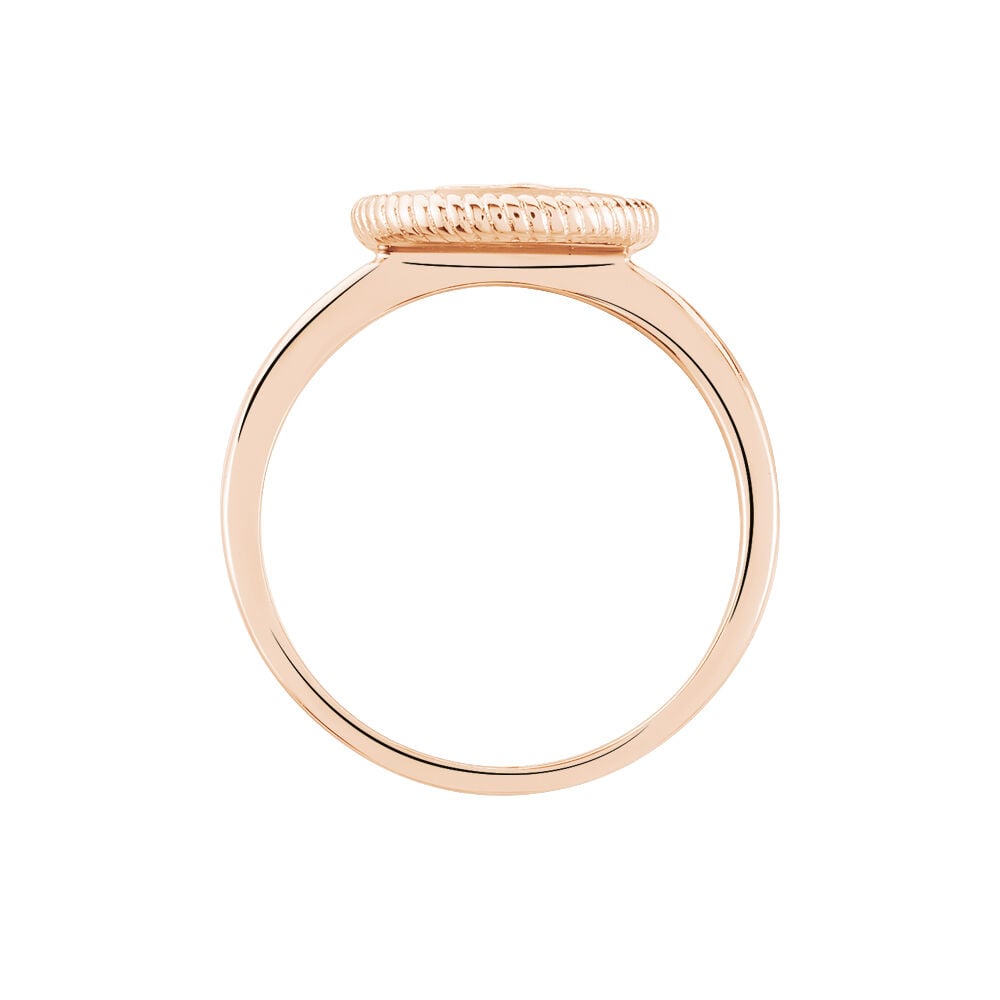 Bague Rosae Argent Rose Nacre - Bagues avec pierre Femme | Marc Orian