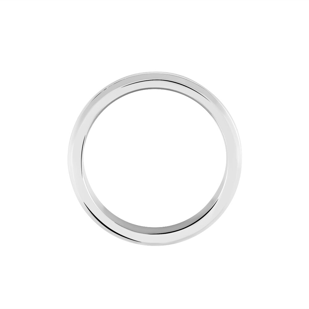 Bague Acier Blanc John - Bijoux personnalisés Homme | Marc Orian