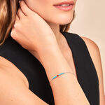 Bracelet Behati Argent Blanc Corail Turquoise - Bracelets fantaisie Femme | Marc Orian