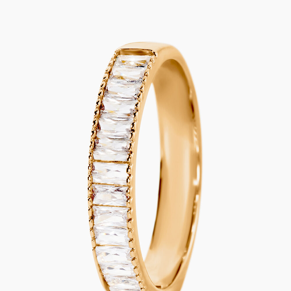 Bague Valentyne Plaque Or Jaune Oxyde De Zirconium - Bijoux fantaisie Femme | Marc Orian