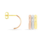 Cr&eacute;oles Igora Or Tricolore - Cr&eacute;oles Femme | Marc Orian