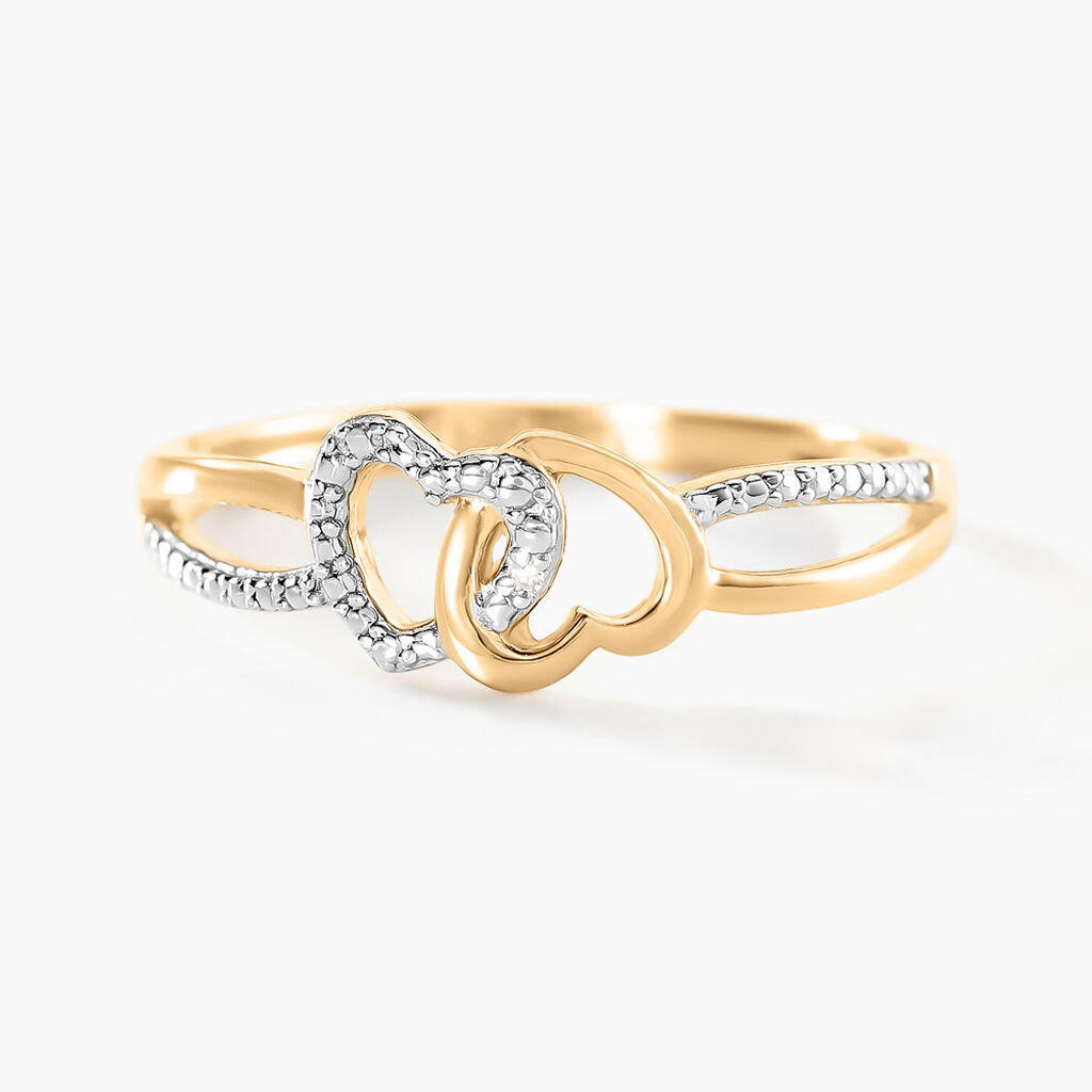 Bague Valeriya Or Jaune Diamant - Solitaires Femme | Marc Orian