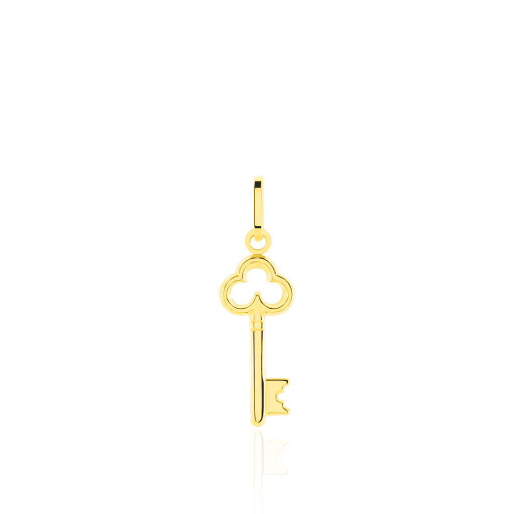 Pendentif Fatilia Clef Coeur Or Jaune - Pendentifs Famille | Marc Orian