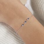 Bracelet Argent Blanc Augusts Oxydes De Zirconium - Bracelets fantaisie Femme | Marc Orian
