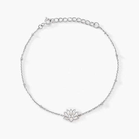 Bracelet Mirabel Argent Blanc Oxyde De Zirconium - Bracelets chaînes Femme | Marc Orian