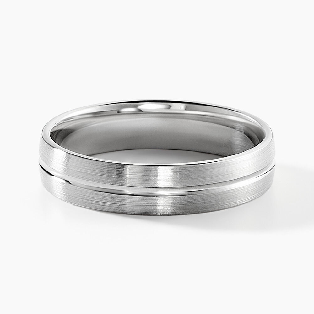 Alliance Alphonso Palladium Blanc - Alliances duo Unisex | Marc Orian