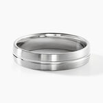 Alliance Alphonso Palladium Blanc - Alliances duo Unisex | Marc Orian