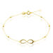 Bracelet Miny Infini Boules Diamante Or Jaune - Bracelets chaînes Femme | Marc Orian