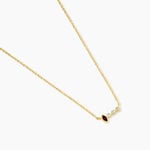 Collier Poem Argent Jaune Rhodolite Oxyde De Zirconium - Colliers avec pierres Femme | Marc Orian