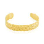 Bracelet Jonc Imagine Florette Acier Jaune - Bracelets joncs Femme | Marc Orian